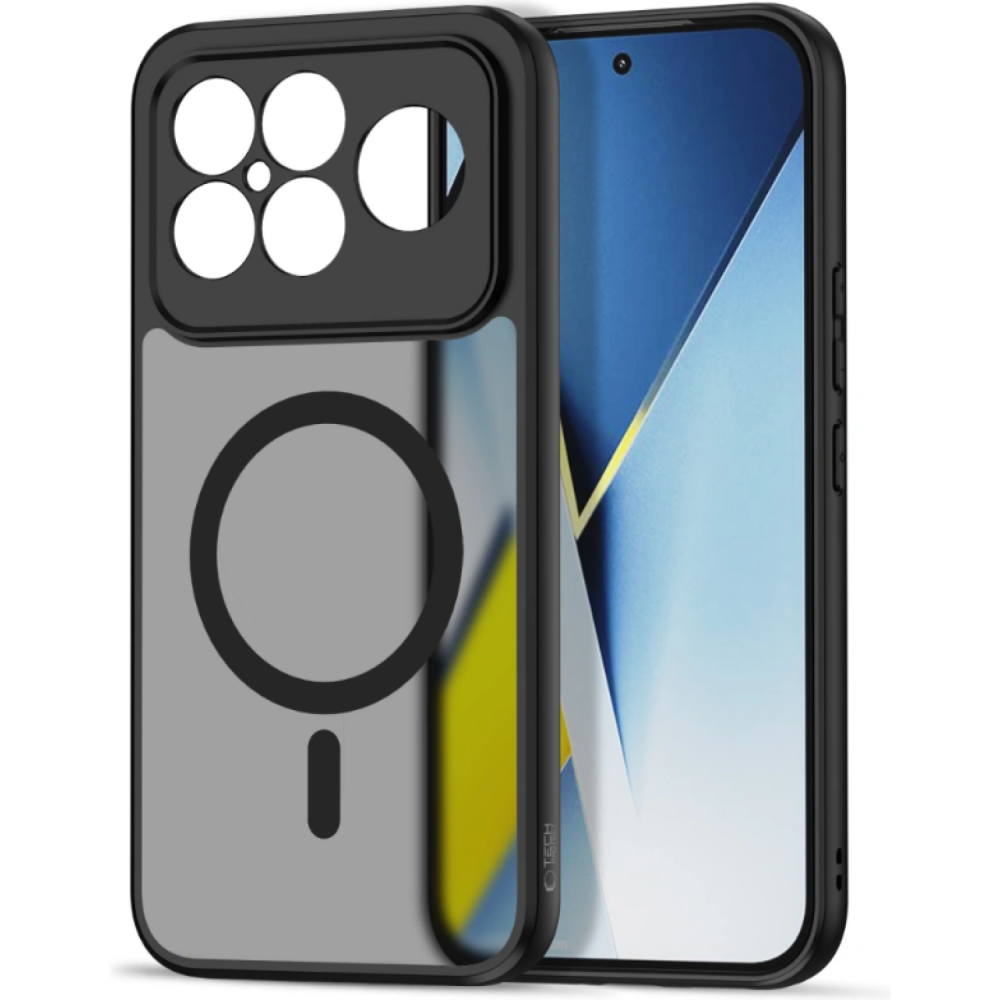 Θήκη Xiaomi Poco F8 Ultra Tech-Protect MagMat Σκληρή Ημιδιάφανη με MagSafe - Matte Black (5906302352715)