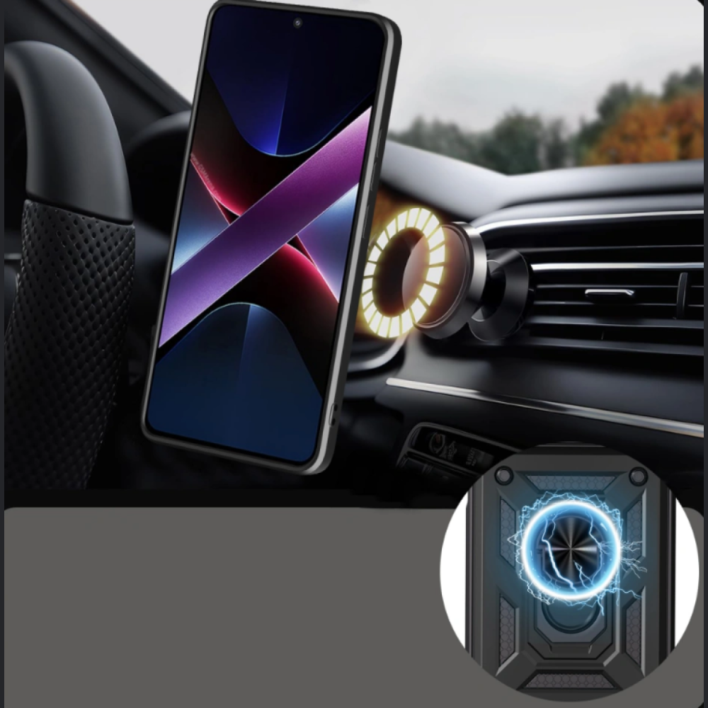 Θήκη Xiaomi Poco F8 Ultra Tech-Protect Camshield Pro Ανθεκτική με Κάλυμμα για την Κάμερα & Ring Holder - Black (5906302352746)