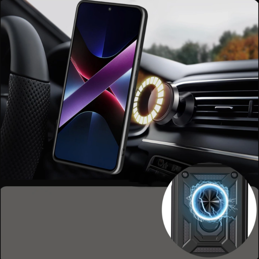 Θήκη Xiaomi Poco F8 Pro Tech-Protect Camshield Pro Ανθεκτική με Κάλυμμα για την Κάμερα & Ring Holder - Black (5906302352739)