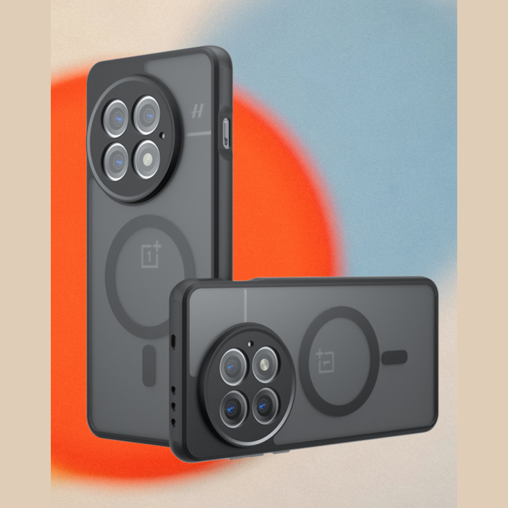 Θήκη OnePlus 13 Techsuit PureFrost Σκληρή Ημιδιάφανη με MagSafe - Frosted Black (5949419320437)