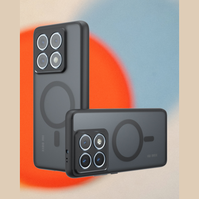 Θήκη Xiaomi 14T Techsuit PureFrost Σκληρή Ημιδιάφανη με MagSafe - Frosted Black (5949419320628)