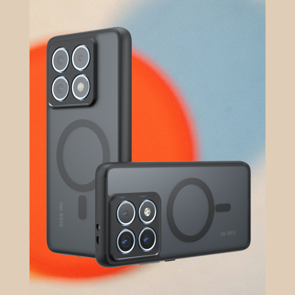 Θήκη Xiaomi 14T Pro Techsuit PureFrost Σκληρή Ημιδιάφανη με MagSafe - Frosted Black (5949419320611)