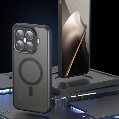 Θήκη Xiaomi 15T Pro Techsuit PureFrost Σκληρή Ημιδιάφανη με MagSafe - Frosted Black (5949419337619)