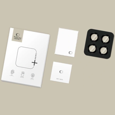 Tempered Glass Xiaomi Redmi Note 15 Pro 5G / Redmi Note 15 Pro Plus / Poco M8 Pro Tech-Protect Camring Fit+ Αντιχαρακτικό Γυαλί Προστασίας για Φακό Κάμερας - Black (5906302352845)