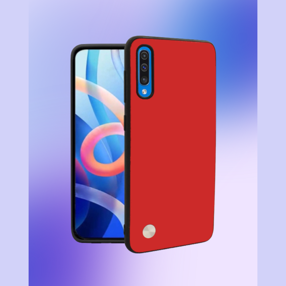 Θήκη Samsung Galaxy A50 / A30s Bodycell Vegan Cover Σκληρή - Red (5206015076763)