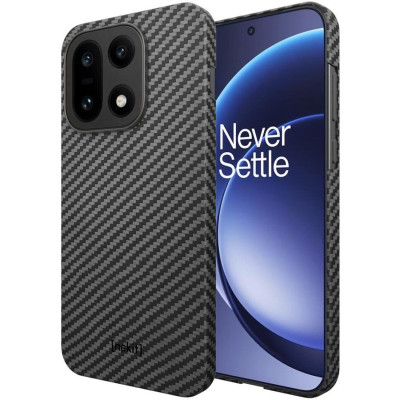 Θήκη OnePlus 15 Nekit Fiber Σκληρή με MagSafe Aramid Fiber 1mm 1500D Kevlar - Black (8719246546822)