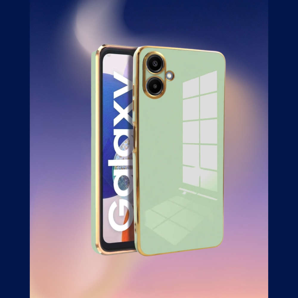 Θήκη Samsung Galaxy A06 Bodycell Gold Plated Σιλικόνης - Mint Green (5206015081262)