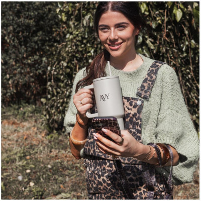 Λουράκι Λαιμού AVY Nylon Crossbody Strap Αποσπώμενο για Θήκες Κινητών / Smartphones - Panthera Chic (8719246497872)