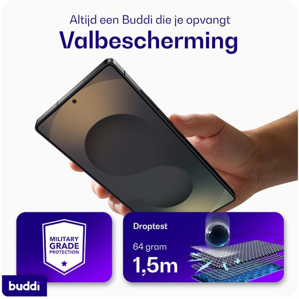 Tempered Glass Samsung Galaxy S24 Ultra Buddi Easy Fit Full Face Αντιχαρακτικό Γυαλί Προστασίας Οθόνης 2 Τεμάχια - Black (8719246545726)