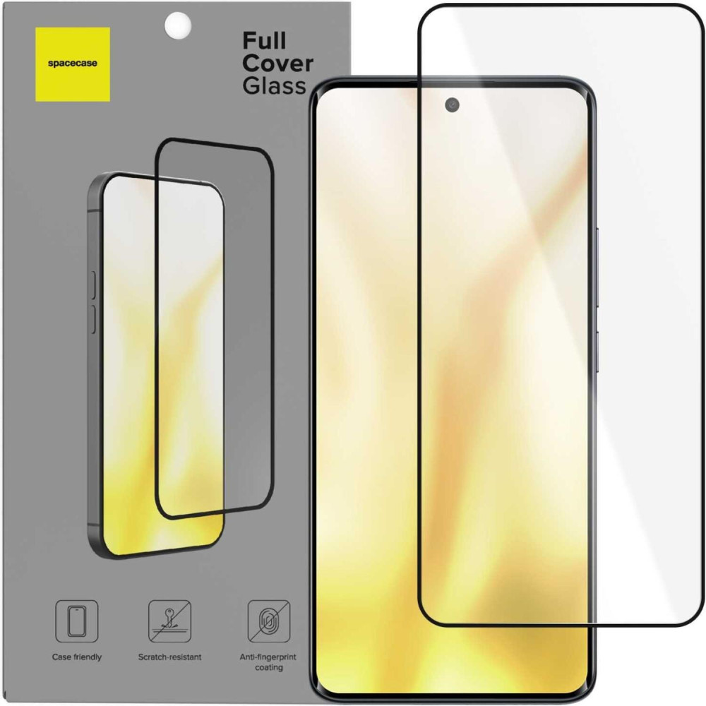 Tempered Glass Xiaomi Redmi Note 15 Pro 5G Spacecase Full Cover Glass Full Face Αντιχαρακτικό Γυαλί Προστασίας Οθόνης - Black (5905719140168)