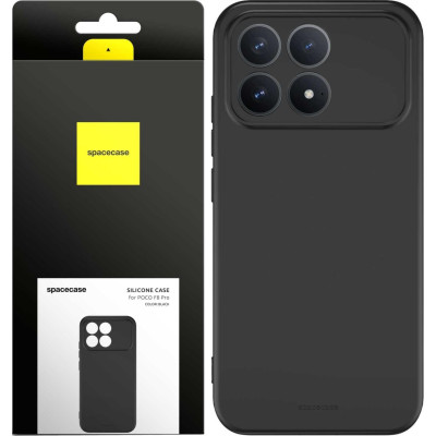 Θήκη Xiaomi Poco F8 Pro Spacecase Silicone Case Σιλικόνης - Black (5905719138479)
