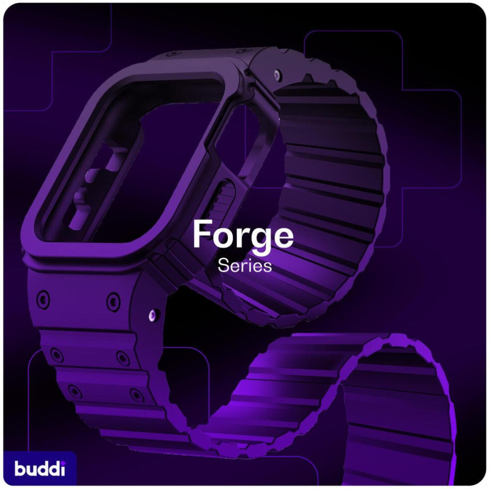 Θήκη Apple Watch Ultra 3 / Ultra 2 / Ultra 1 49mm Buddi Forge Unibody Μαγνητικό Σιλικόνης - Green (8719246551543)