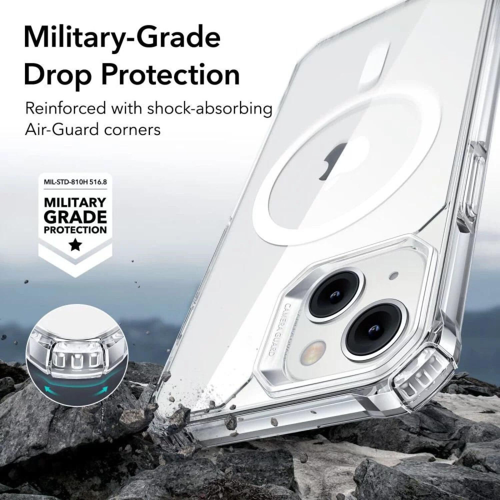Θήκη iPhone 14 / 13 ESR Air Armor HaloLock Διάφανη Ανθεκτική με MagSafe - Clear (4894240161326)
