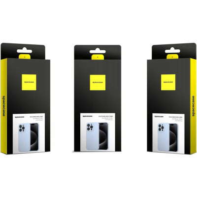 Θήκη iPhone 15 Pro Spacecase Silicone Mag Case Σιλικόνης με MagSafe - Baby Blue (5905719137830)