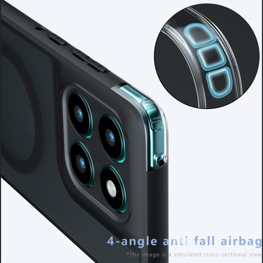 Θήκη Motorola Edge 60 Pro Techsuit PureFrost Σκληρή Ημιδιάφανη με MagSafe - Frosted Black (5949419320321)