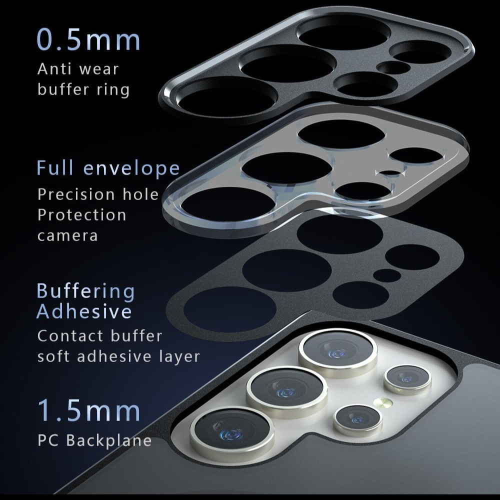 Θήκη Samsung Galaxy S25 Ultra Techsuit PureFrost Σκληρή Ημιδιάφανη με MagSafe - Frosted Black (5949419320963)