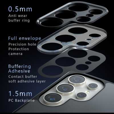 Θήκη Samsung Galaxy S25 Ultra Techsuit PureFrost Σκληρή Ημιδιάφανη με MagSafe - Frosted Black (5949419320963)