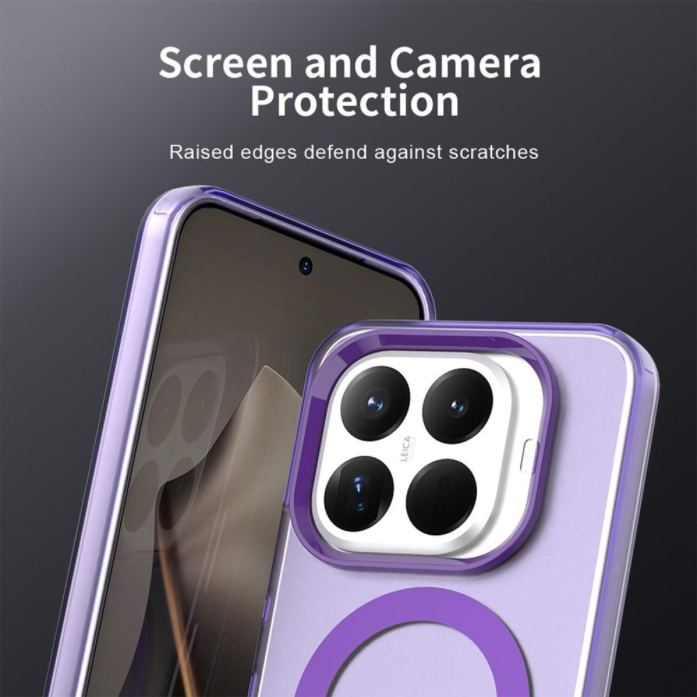 Θήκη Xiaomi 15T Pro Techsuit CandyCase Σκληρή Ημιδιάφανη με MagSafe - Purple (5949419344709)