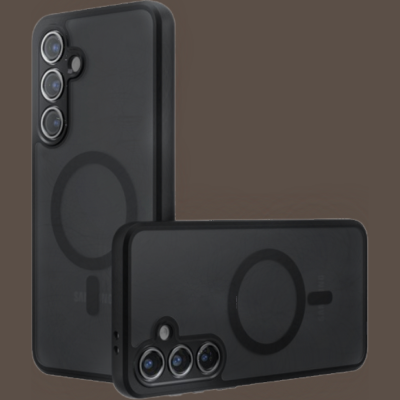 Θήκη Samsung Galaxy S24 FE Techsuit PureFrost Σκληρή Ημιδιάφανη με MagSafe - Frosted Black (5949419320994)