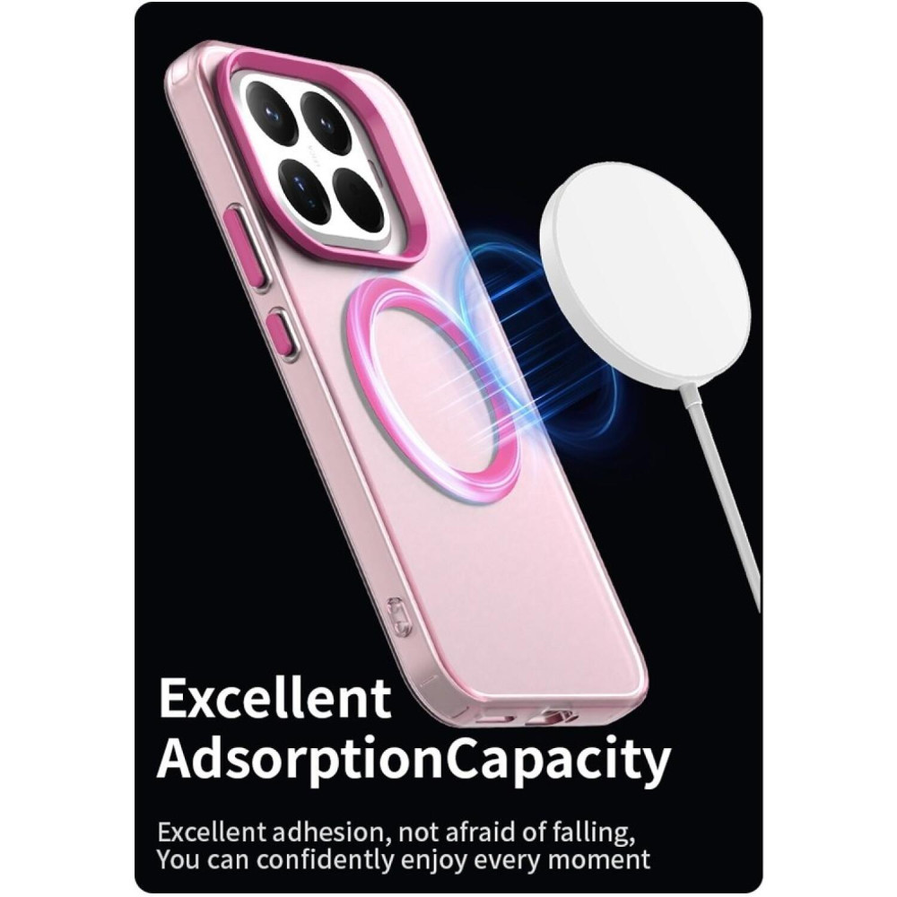 Θήκη Xiaomi 15T Pro Techsuit CandyCase Σκληρή Ημιδιάφανη με MagSafe - Pink (5949419344723)