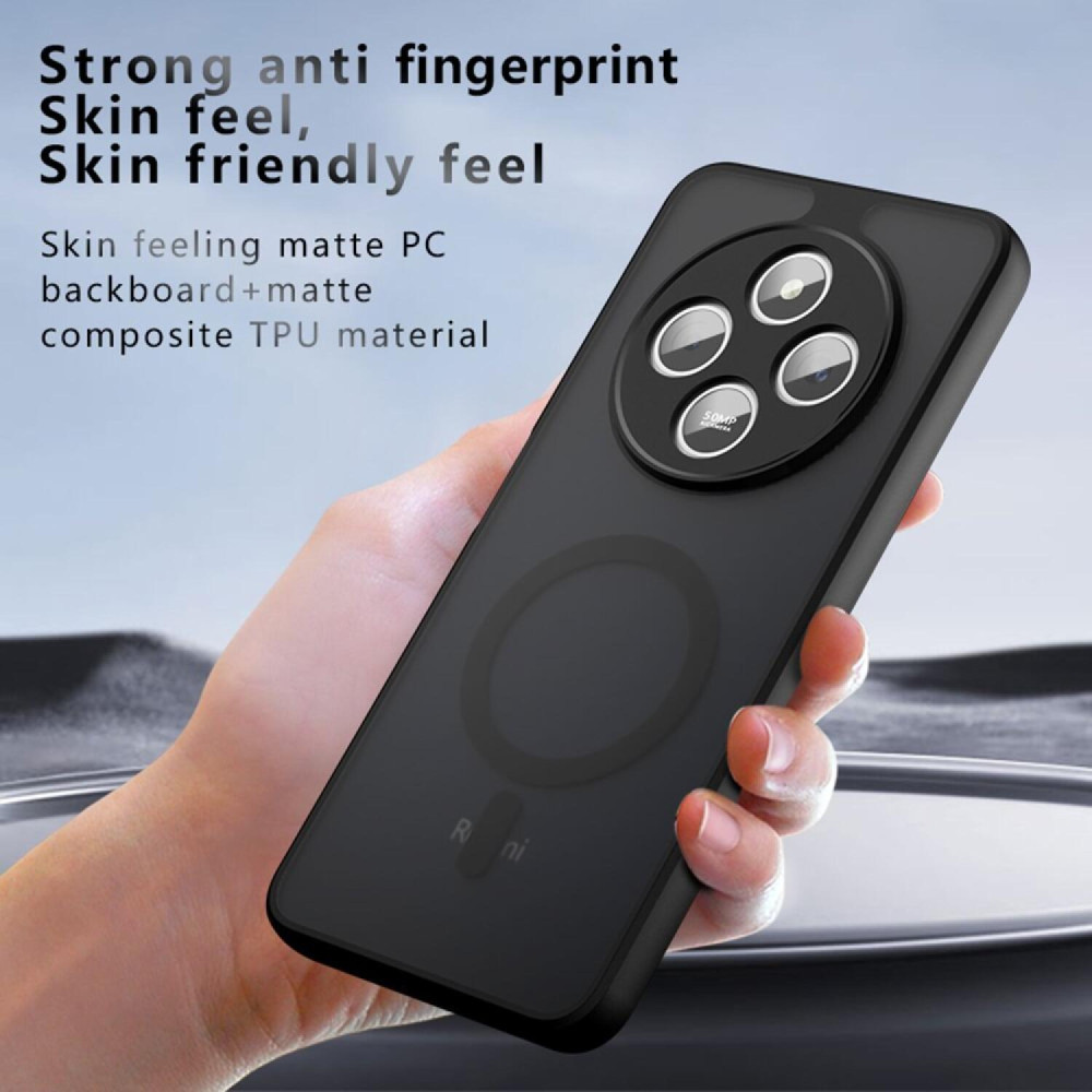 Θήκη Xiaomi Redmi 14C / Poco C75 Techsuit PureFrost Σκληρή Ημιδιάφανη με MagSafe - Frosted Black (5949419320635)