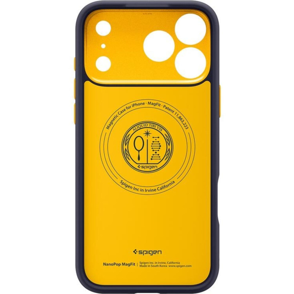 Θήκη iPhone 17 Pro Spigen Nano Pop MagFit Ανθεκτική Σιλικόνης με MagSafe - Blueberry Navy (ACS10326)