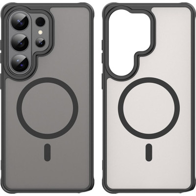 Θήκη Samsung Galaxy S26 Ultra Techsuit HaloFrost II MagSafe Σκληρή Ημιδιάφανη με MagSafe - Black (5949419341944)