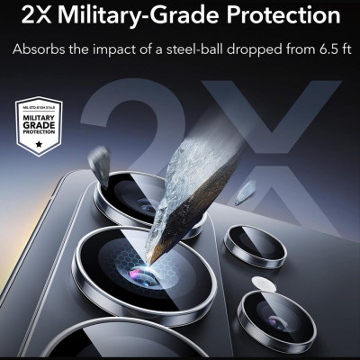 Tempered Glass Samsung Galaxy S26 Ultra ESR Armorite Camera Lens Protectors Αντιχαρακτικό Γυαλί Προστασίας για Φακό Κάμερας - Clear (4894240297704)