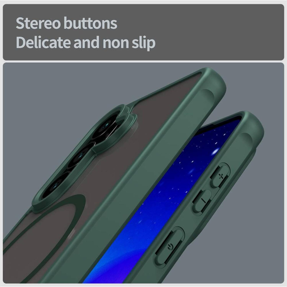 Θήκη Samsung Galaxy S26 Techsuit HaloFrost II MagSafe Σκληρή Ημιδιάφανη με MagSafe - Green (5949419342019)