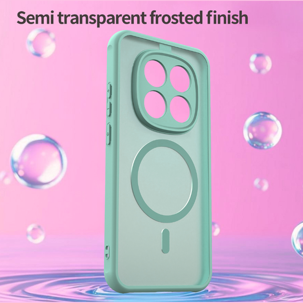Θήκη Xiaomi Redmi Note 15 Pro 5G Techsuit HaloFrost II MagSafe Σκληρή Ημιδιάφανη με MagSafe - Mint Green (5949419358126)