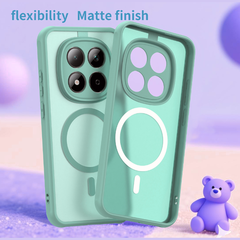 Θήκη Xiaomi Redmi Note 15 Pro 5G Techsuit HaloFrost II MagSafe Σκληρή Ημιδιάφανη με MagSafe - Mint Green (5949419358126)