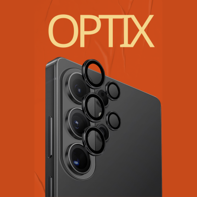 Tempered Glass Samsung Galaxy S26 Ultra Uniq Optix AluGuard Αντιχαρακτικό Γυαλί Προστασίας με Αλουμίνιο για Φακό Κάμερας - Midnight Black (UNIQ-GS26U-ALENSBLK)