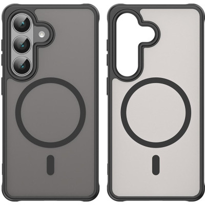 Θήκη Samsung Galaxy S26 Techsuit HaloFrost II MagSafe Σκληρή Ημιδιάφανη με MagSafe - Black (5949419342033)