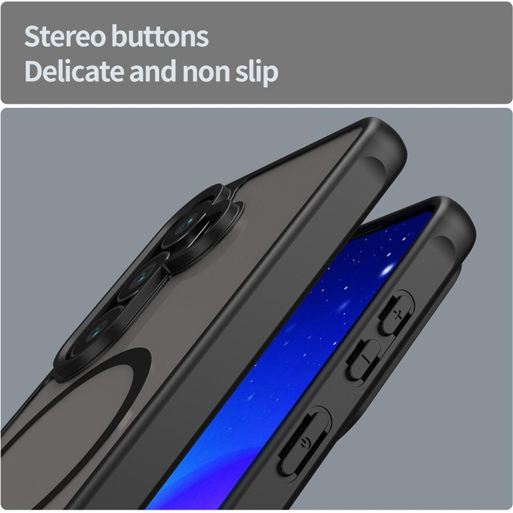 Θήκη Samsung Galaxy S26 Techsuit HaloFrost II MagSafe Σκληρή Ημιδιάφανη με MagSafe - Black (5949419342033)