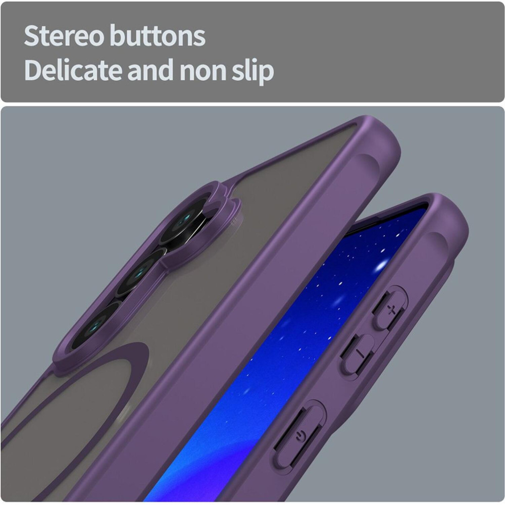 Θήκη Samsung Galaxy S26 Techsuit HaloFrost II MagSafe Σκληρή Ημιδιάφανη με MagSafe - Purple (5949419341975)