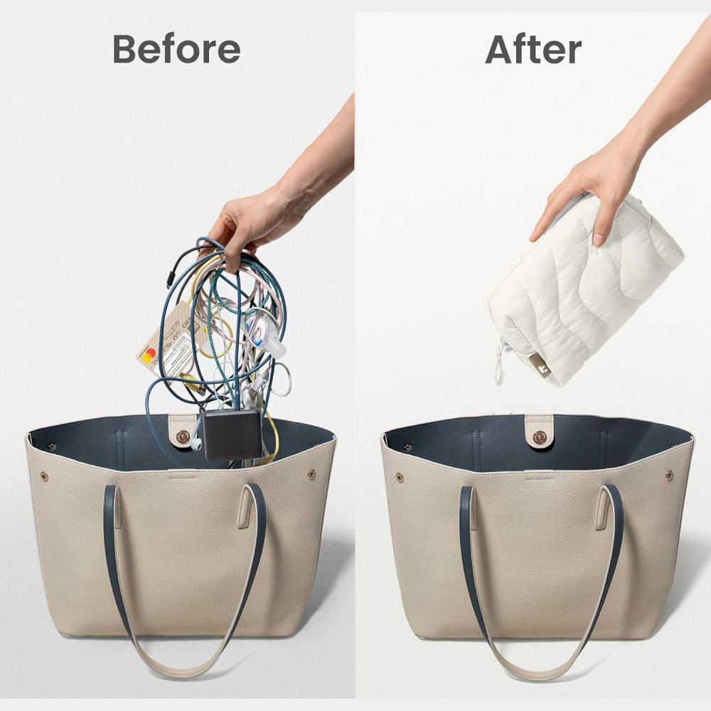 Θήκη Universal Tomtoc Terra A27 Recycled Accessory Pouch για Αξεσουάρ / PowerBank / Smartphone 2L - Snowberg (A27P1W1)