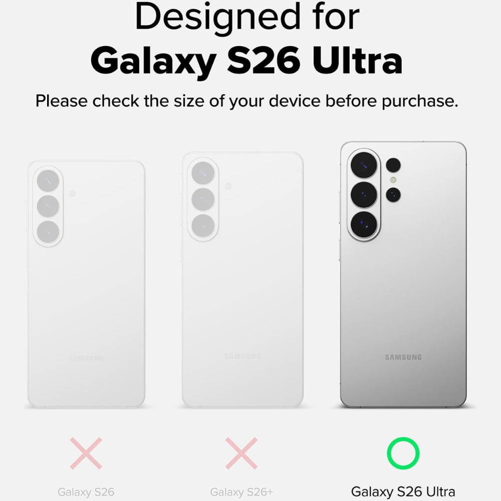 Tempered Glass Samsung Galaxy S26 Ultra Ringke Camera Lens Frame Glass Αντιχαρακτικό Γυαλί Προστασίας για Φακό Κάμερας 2 Τεμάχια - Black (8800328814943)