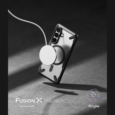 Θήκη Samsung Galaxy S26 Ringke Fusion X Magnetic Σκληρή με MagSafe - Black (8800328815636)