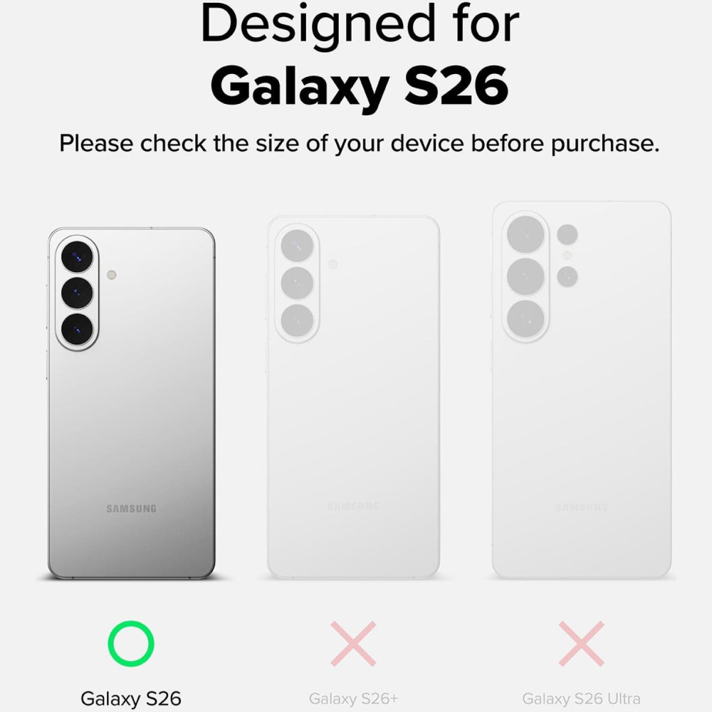 Θήκη Samsung Galaxy S26 Ringke Fusion X Magnetic Σκληρή με MagSafe - Black (8800328815636)