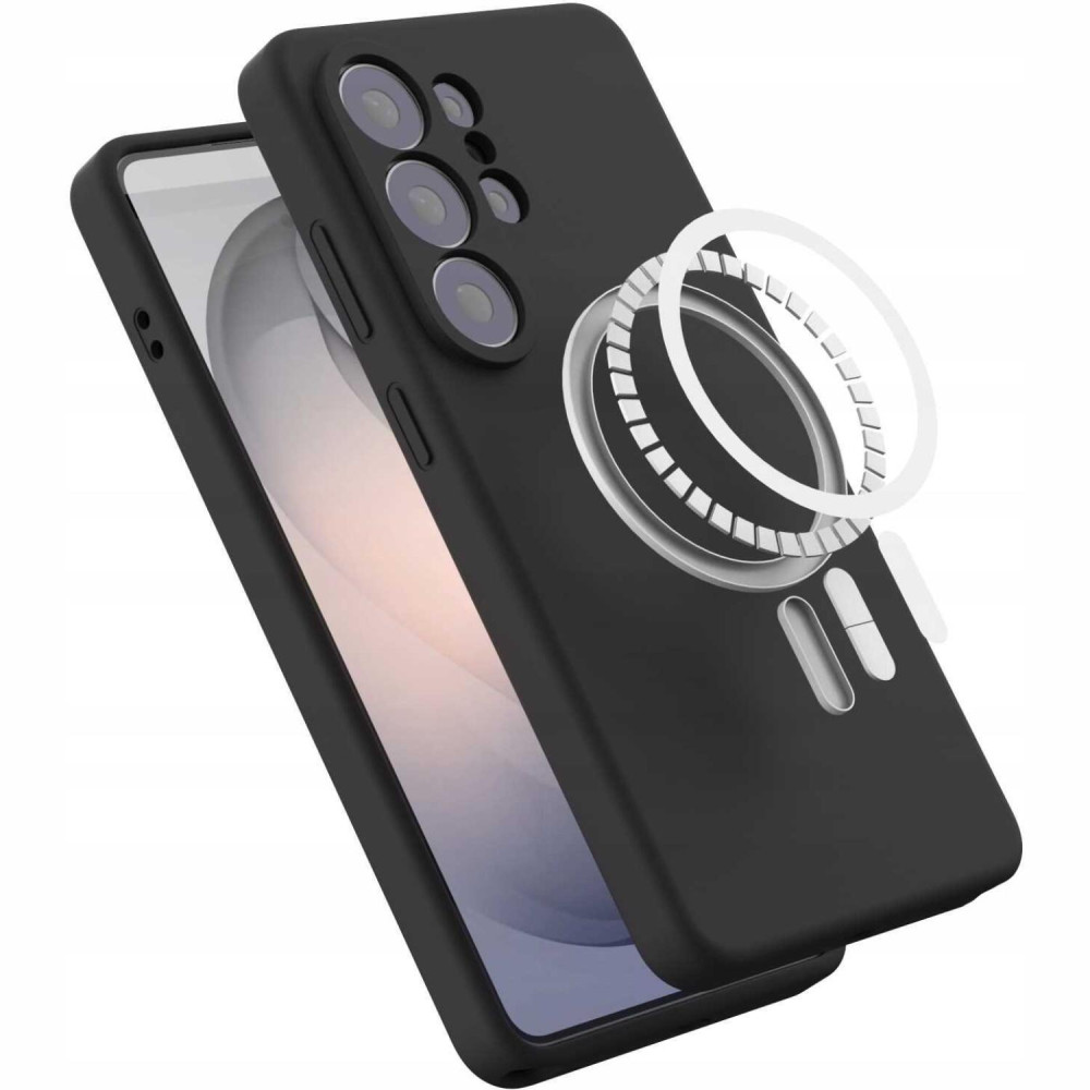 Θήκη Samsung Galaxy S26 Ultra Spacecase Silicone Mag Case Σιλικόνης με MagSafe - Black (5905719139636)