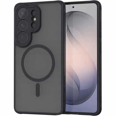 Θήκη Samsung Galaxy S26 Ultra Spacecase Hybrid MagSafe Σκληρή Ημιδιάφανη με MagSafe - Black (5905719139711)