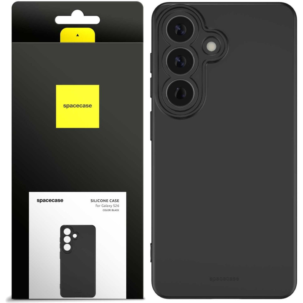 Θήκη Samsung Galaxy S26 Spacecase Silicone Case Σιλικόνης - Black (5905719139735)