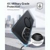 Θήκη Samsung Galaxy S26 Ultra ESR Classic Hybrid Magnetic with Stash Stand Ανθεκτική με MagSafe & Kickstand - Frosted Black (4894240295830)