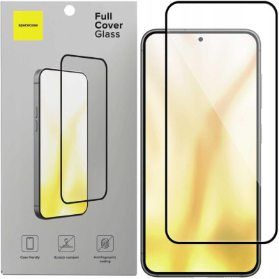 Tempered Glass Samsung Galaxy S26 Plus Spacecase Full Cover Glass Full Face Αντιχαρακτικό Γυαλί Προστασίας Οθόνης - Black (5905719139407)