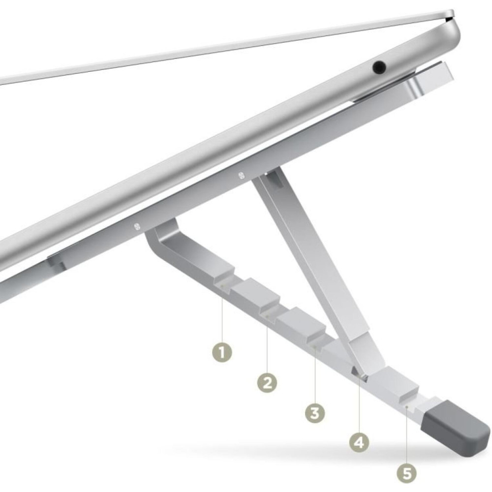 Βάση Στήριξης Tech-Protect ULS300 Universal Stand Ρυθμιζόμενη Βάση για Laptop έως 16" - Silver (5906302309894)