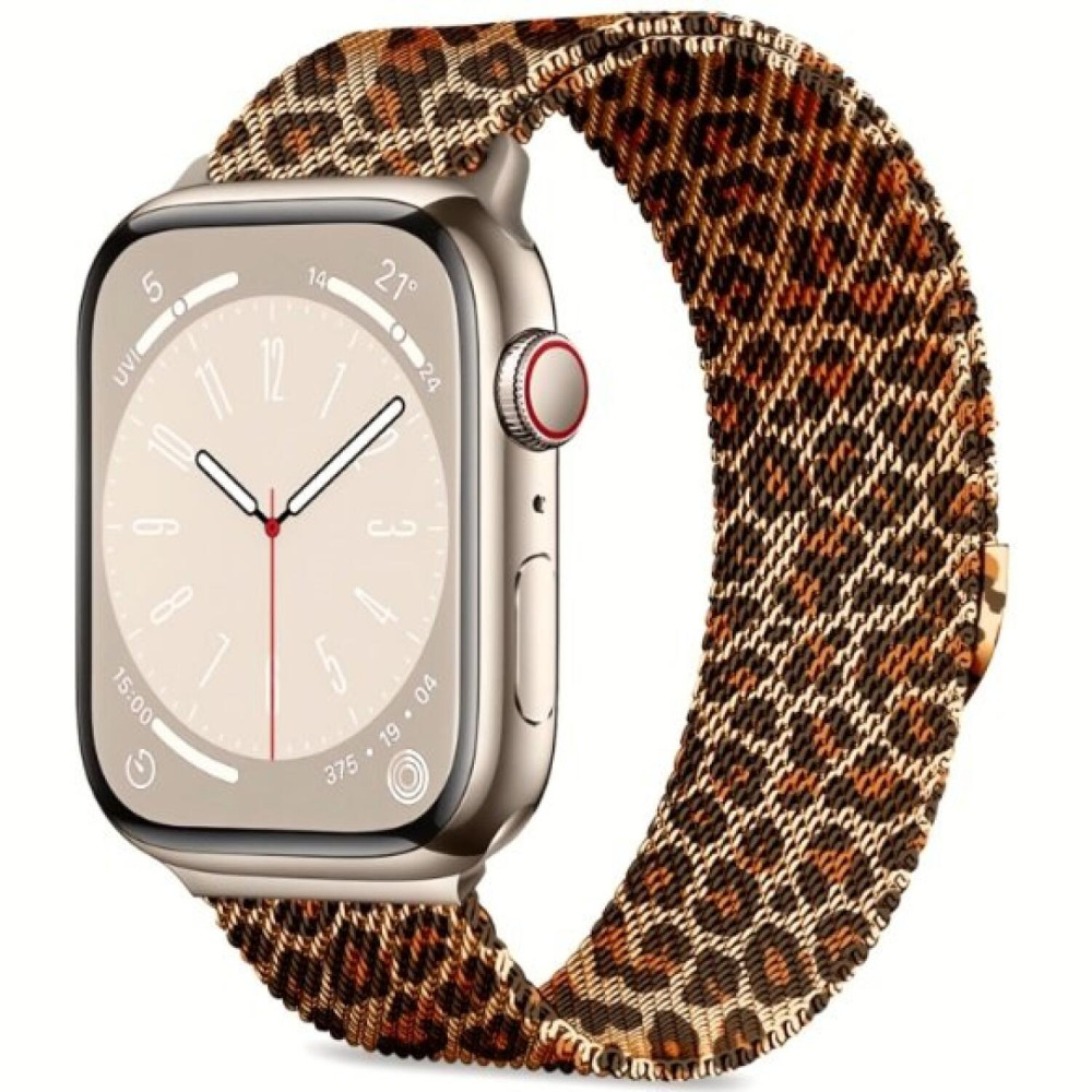 Λουράκι Apple Watch SE/11/10/9/8/7/6/5/4 (42/41/40mm) Tech-Protect Lamano από Ανοξείδωτο Ατσάλι - Panther (5906302339433)