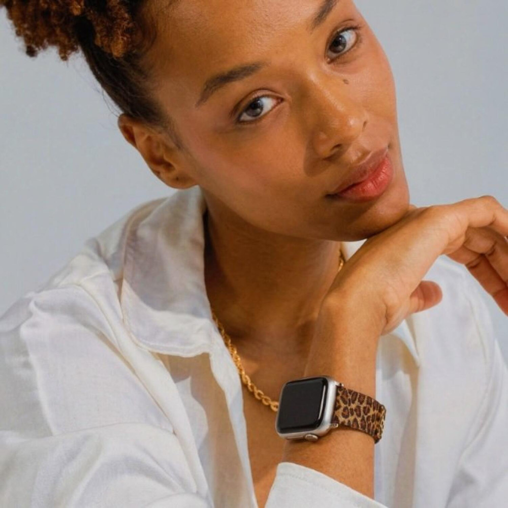 Λουράκι Apple Watch SE/11/10/9/8/7/6/5/4 (42/41/40mm) Tech-Protect Lamano από Ανοξείδωτο Ατσάλι - Panther (5906302339433)