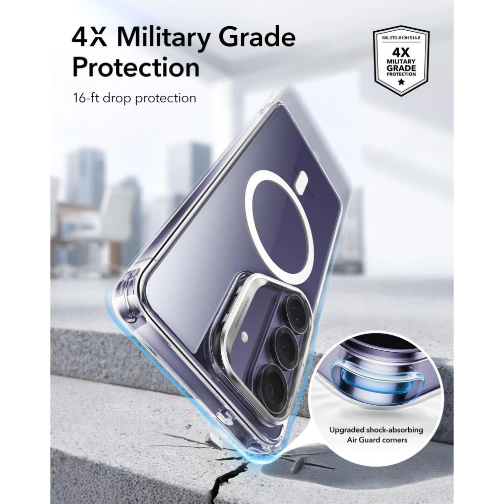 Θήκη Samsung Galaxy S26 Plus ESR Classic Hybrid Magnetic with Stash Stand Ανθεκτική με MagSafe & Kickstand - Clear (4894240295939)