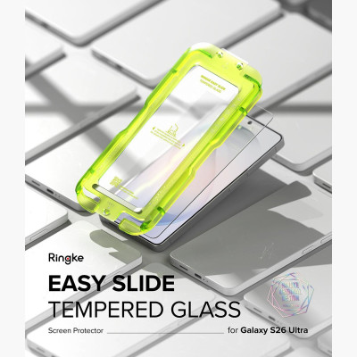 Tempered Glass Samsung Galaxy S26 Ultra Ringke Easy Slide Αντιχαρακτικό Γυαλί Προστασίας Οθόνης 2 Τεμάχια - Clear (8800328814905)