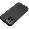 Θήκη iPhone 13 Pro Max iCarer Leather Back Case Δερμάτινη με MagSafe - Black (WMI1304-BK)
